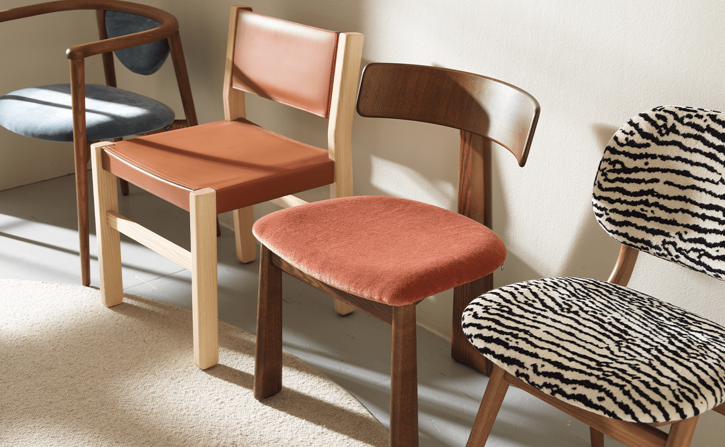 Dot, Juno, Tom, Helix - flera stolar i olika design och utföranden.